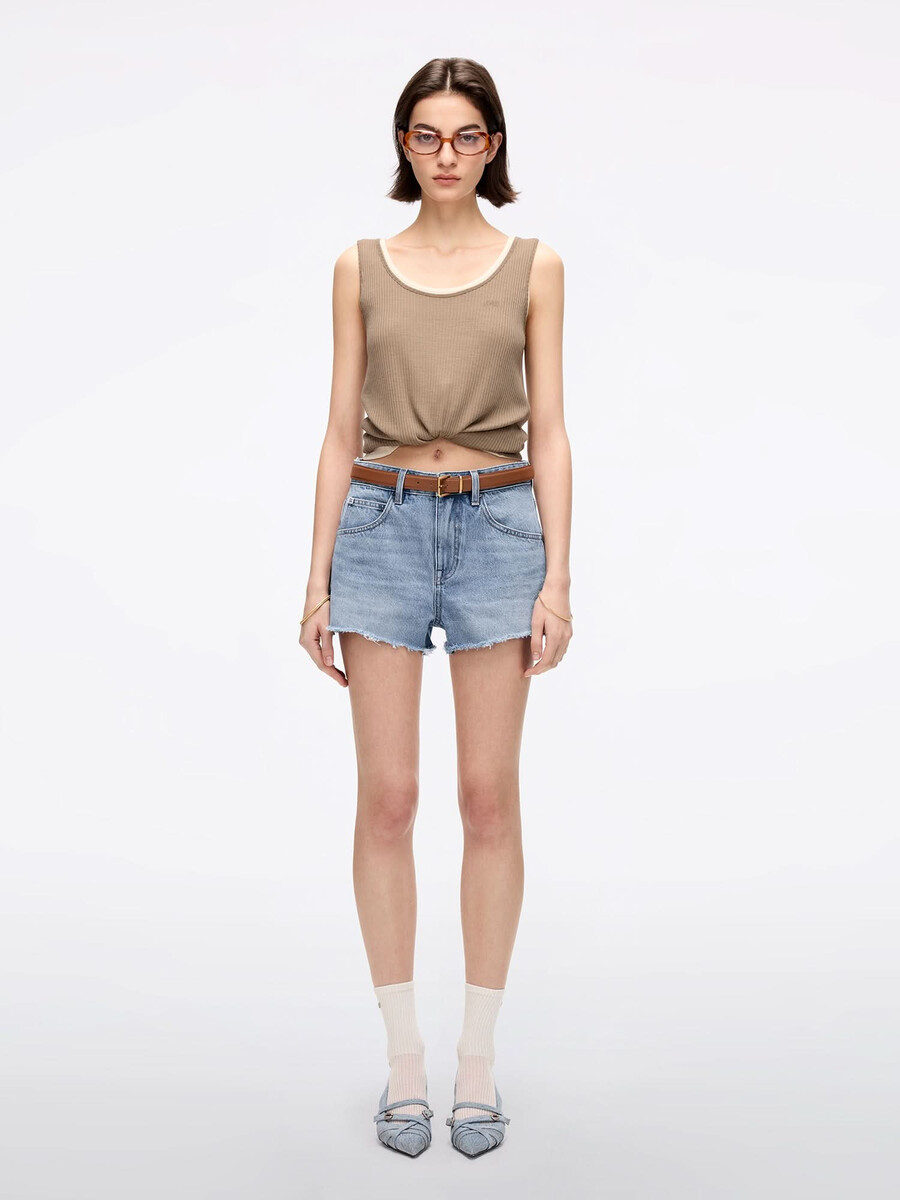 pantalones cortos de mezclilla