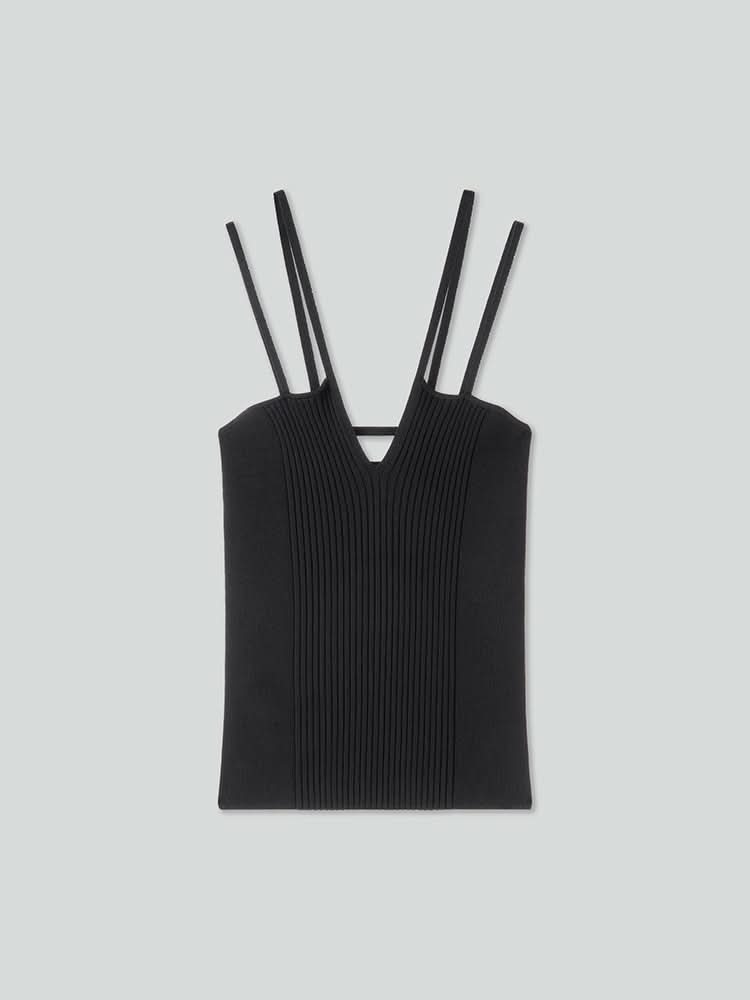 camiseta sin mangas con doble tirante