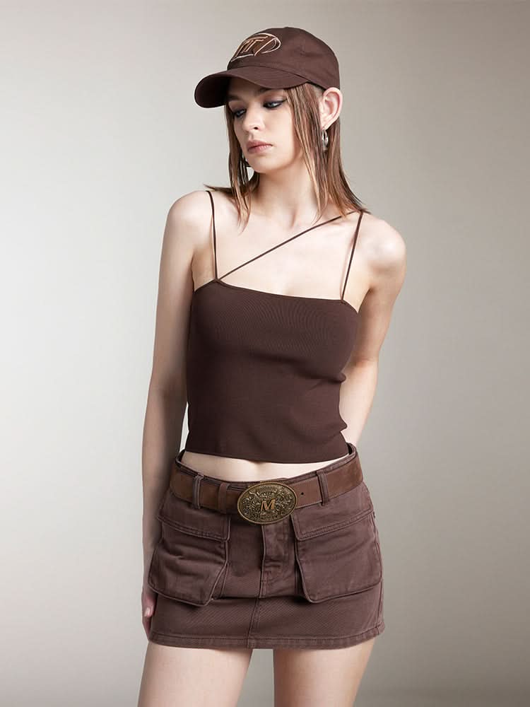 camisola inclinada