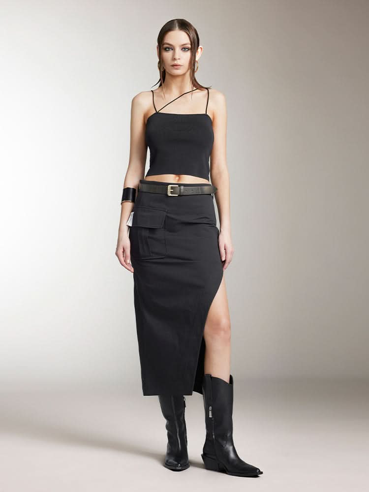 camisola inclinada