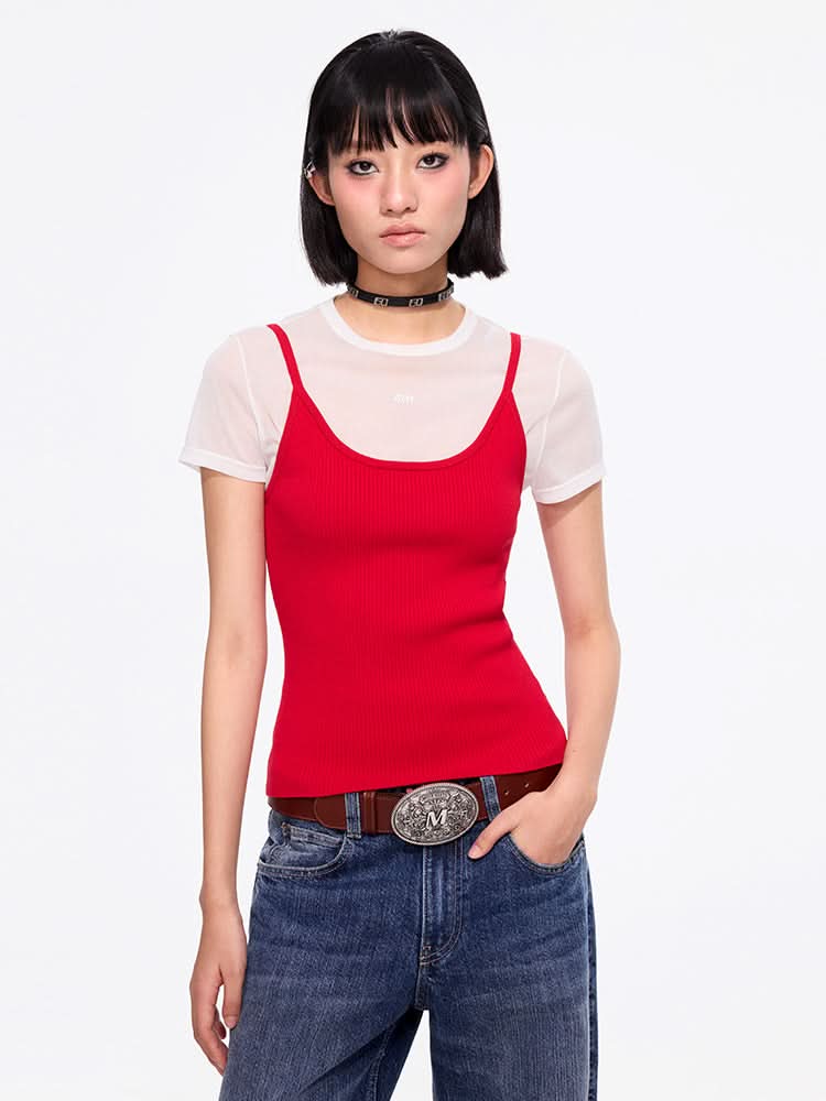 chaleco de cuello en u