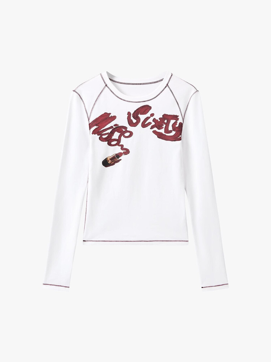 camiseta de cuello redondo