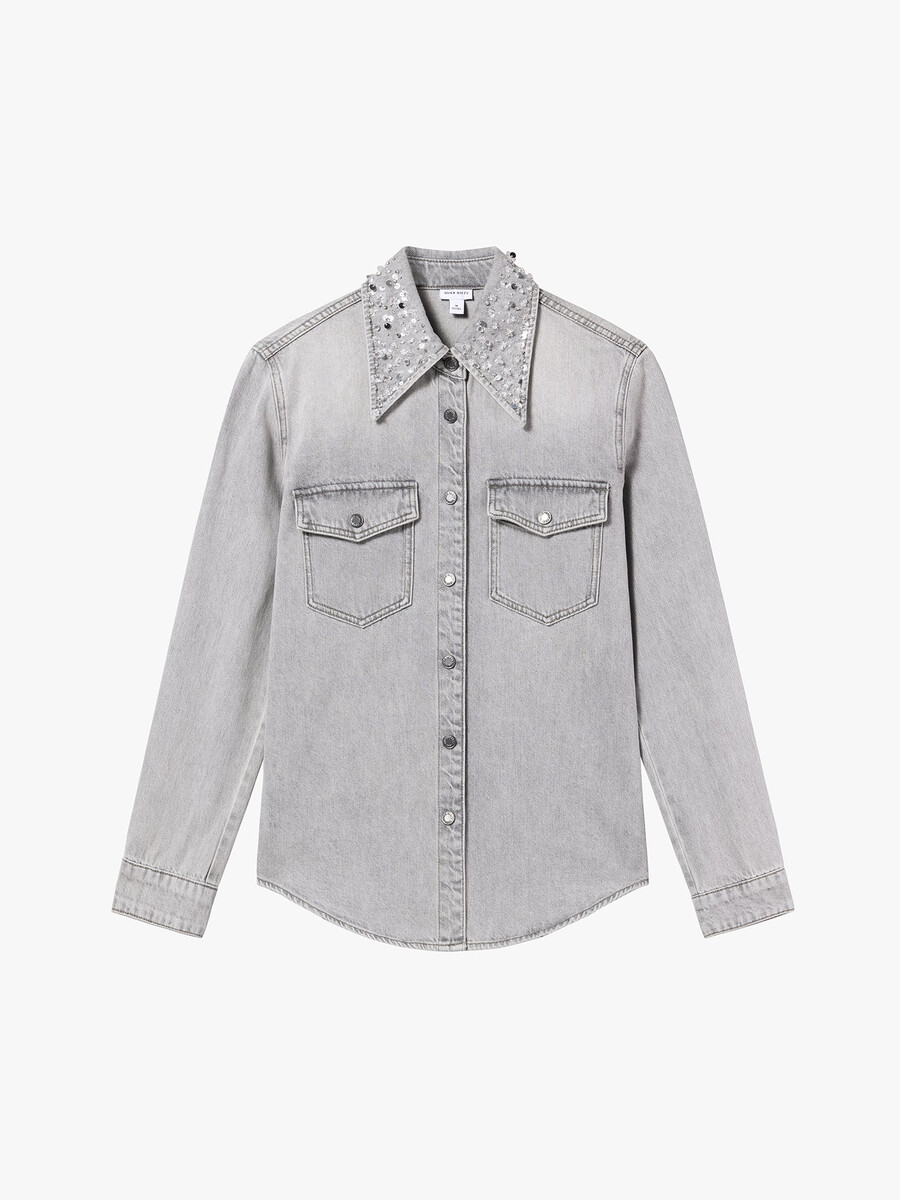 camisa de lentejuelas
