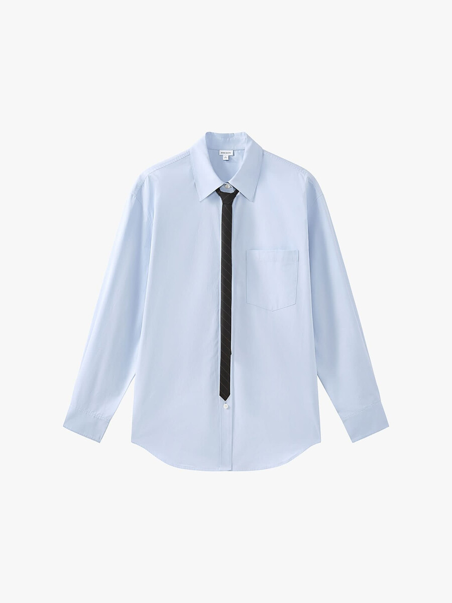 camisa holgada de largo medio