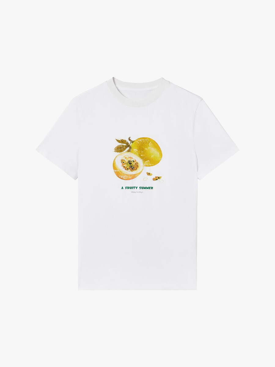 camiseta de manga corta con cuentas