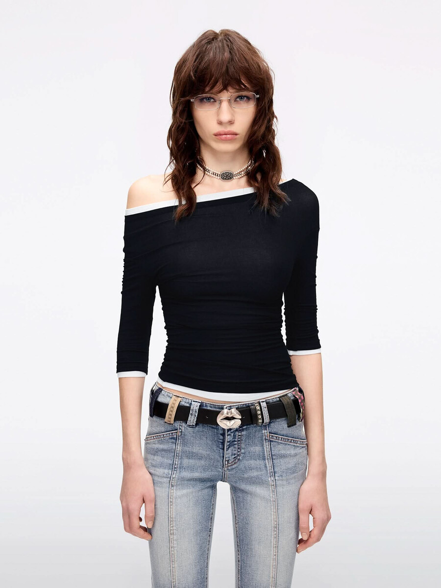 camiseta de lana tencel