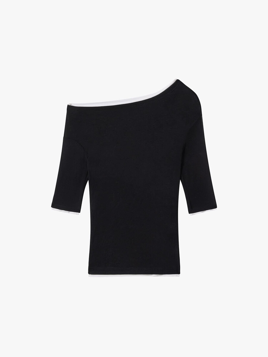 camiseta de lana tencel