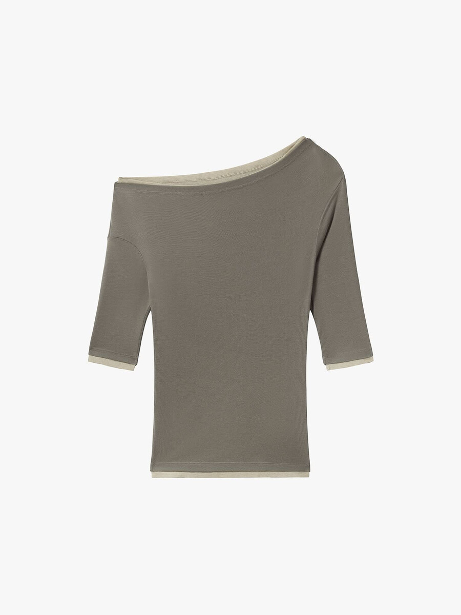 camiseta de lana tencel