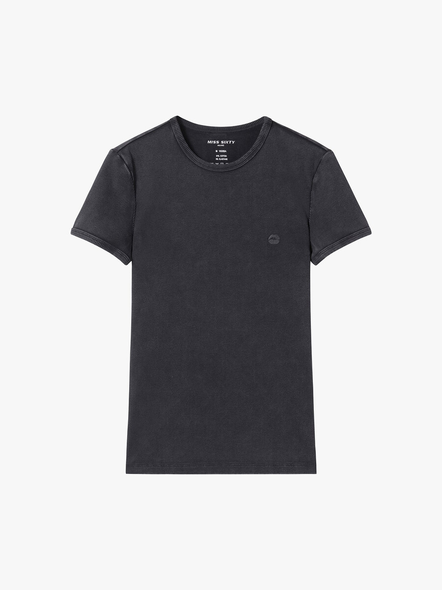 camiseta de cuello redondo