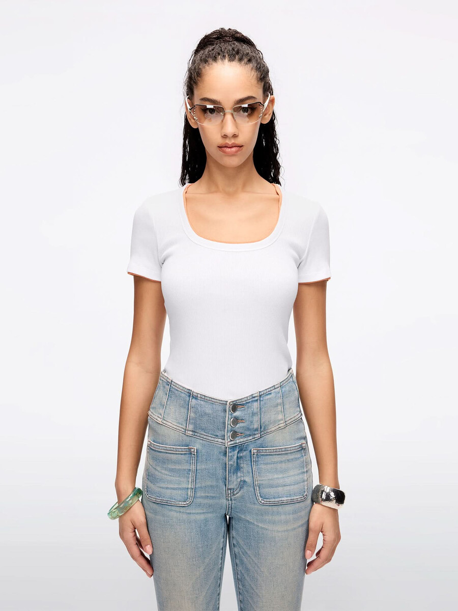 camiseta de manga corta