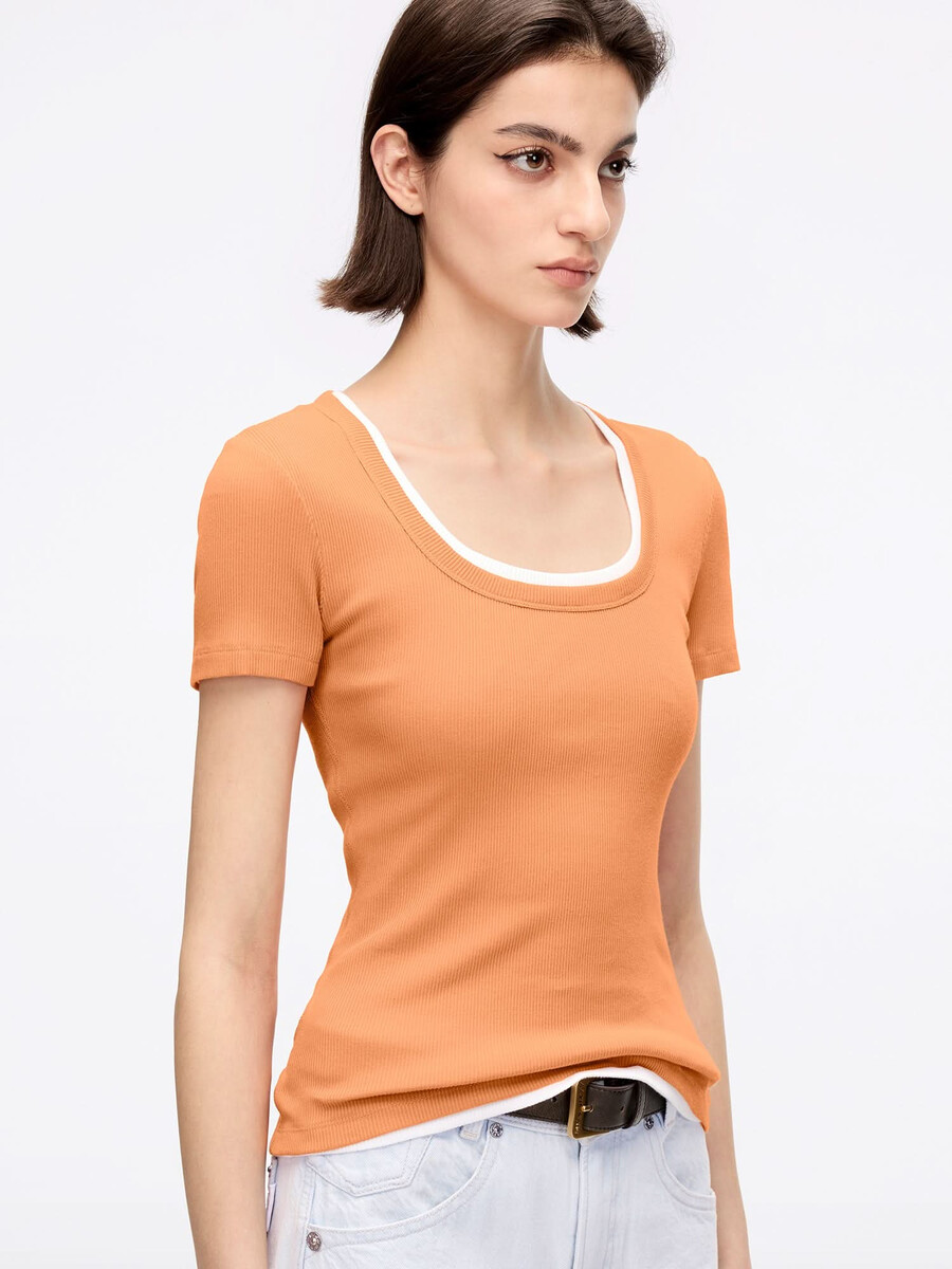 camiseta de manga corta