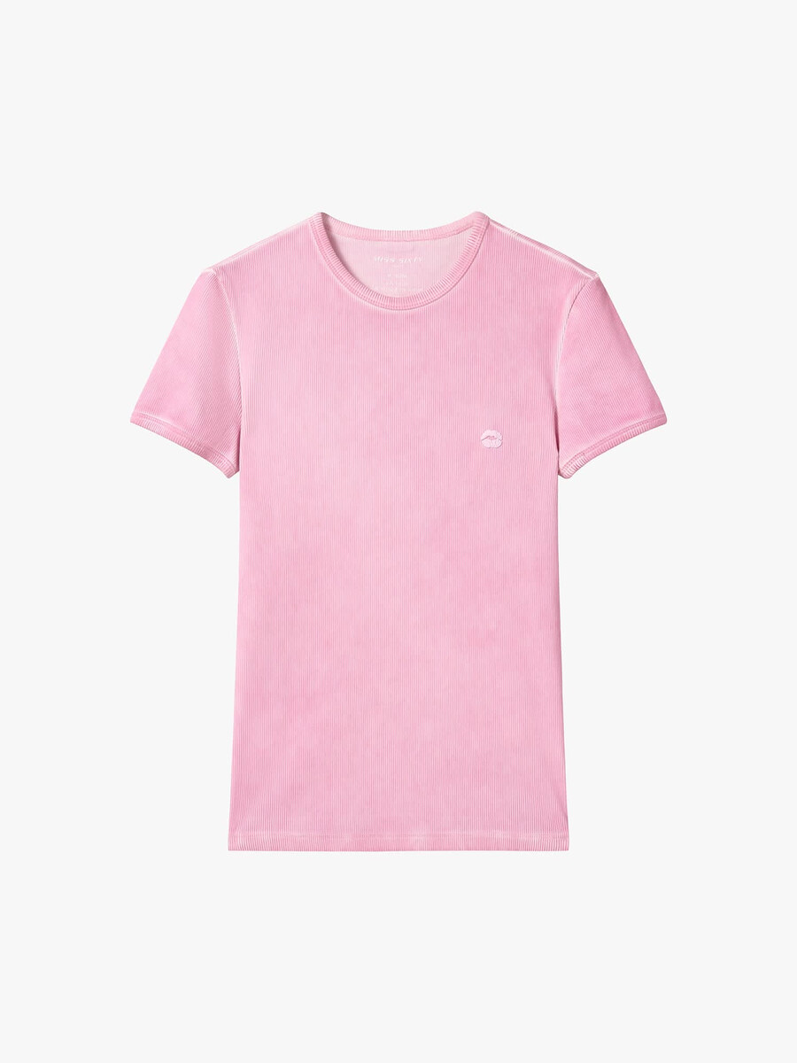 camiseta de cuello redondo