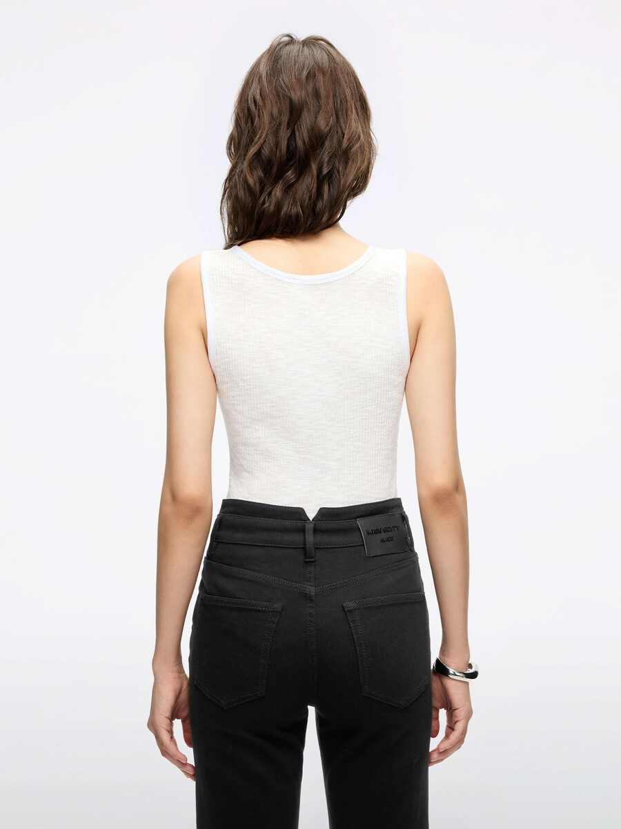 camiseta sin mangas henley