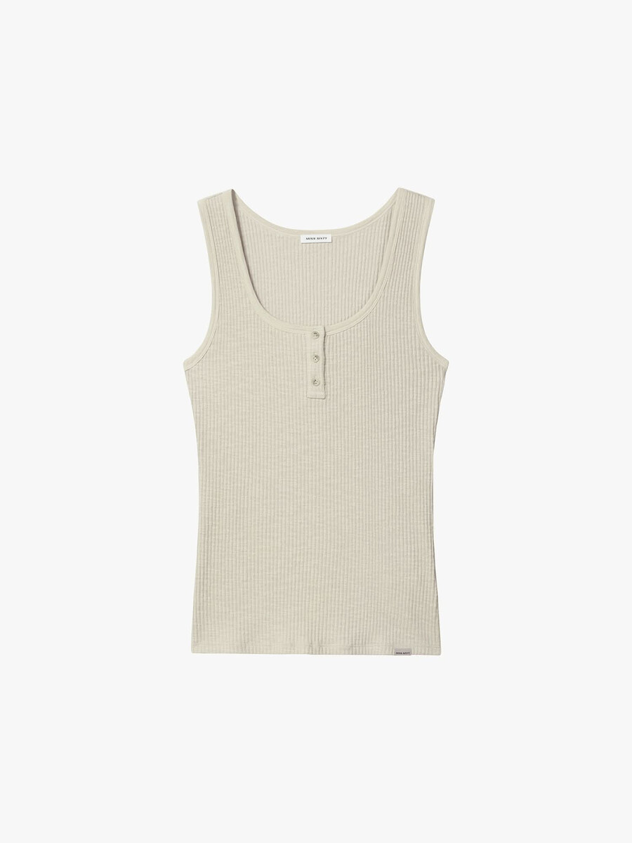 camiseta sin mangas henley