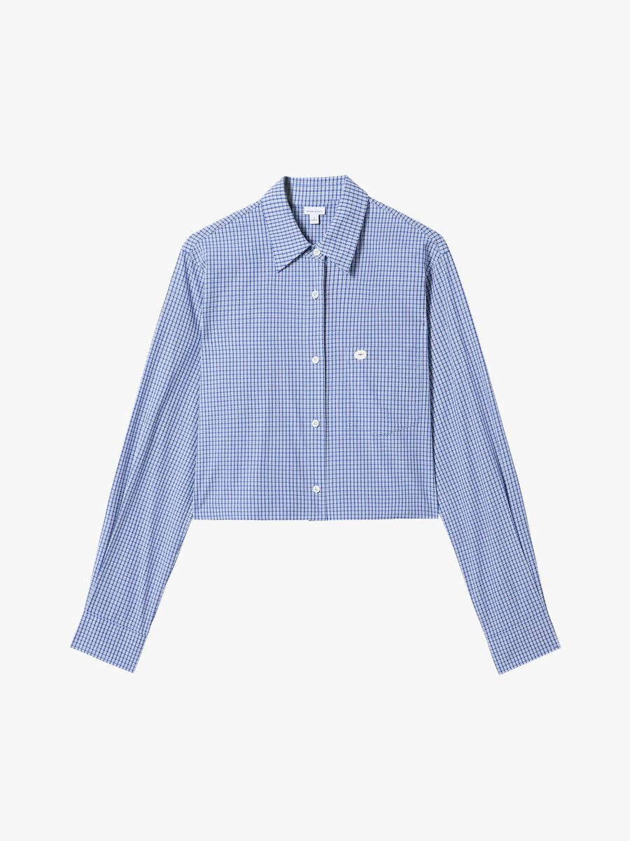 camisa holgada a cuadros