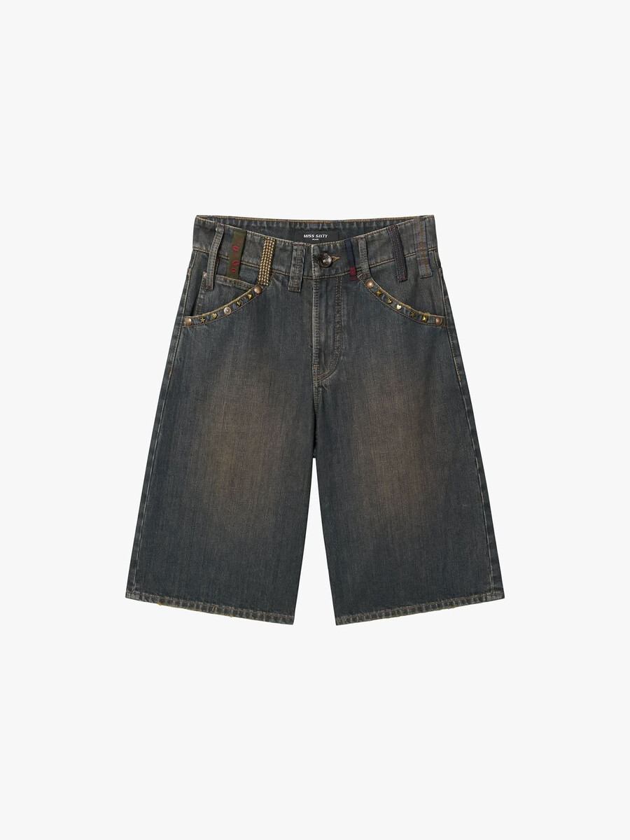 pantalones cortos con trabilla para cinturón