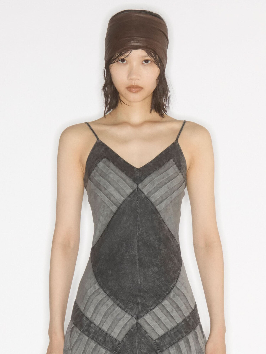 vestido de mezclilla con tirantes