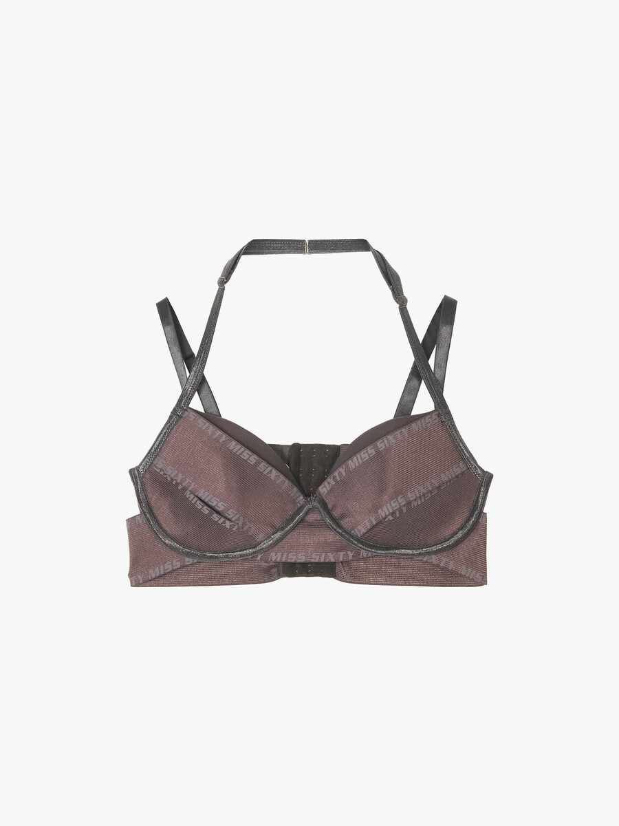 camiseta sin mangas con cuello halter