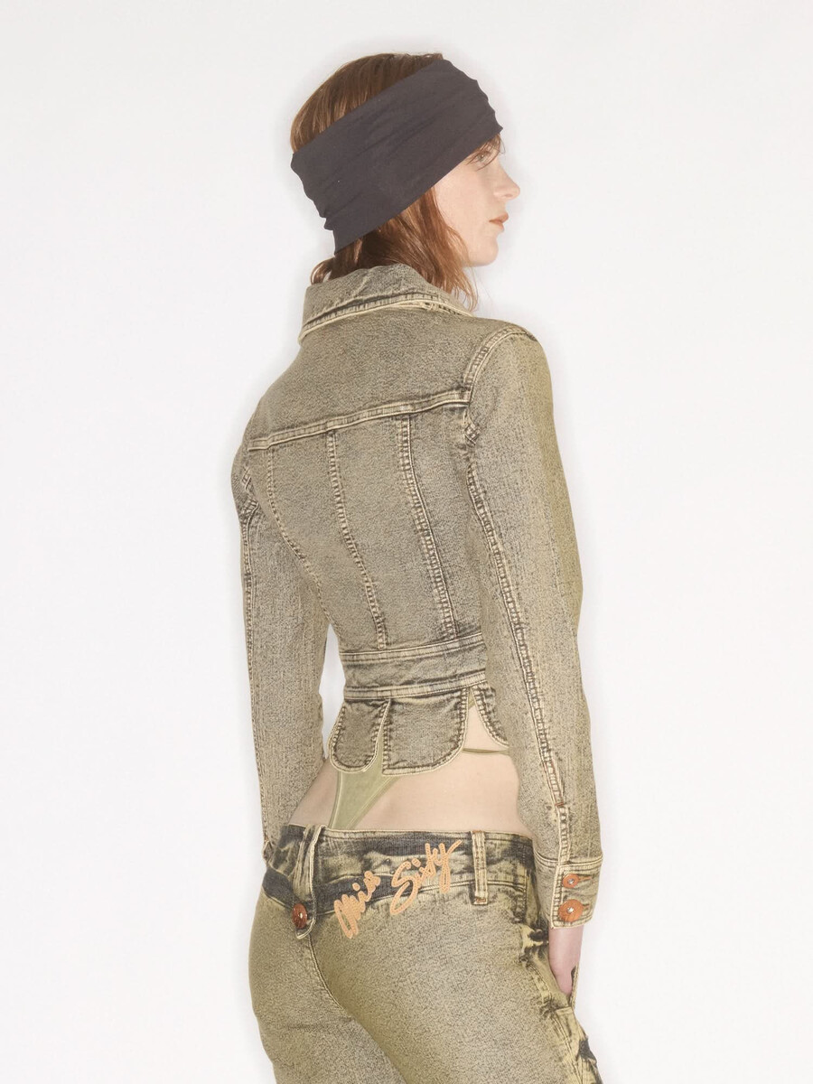 chaqueta vaquera teñida
