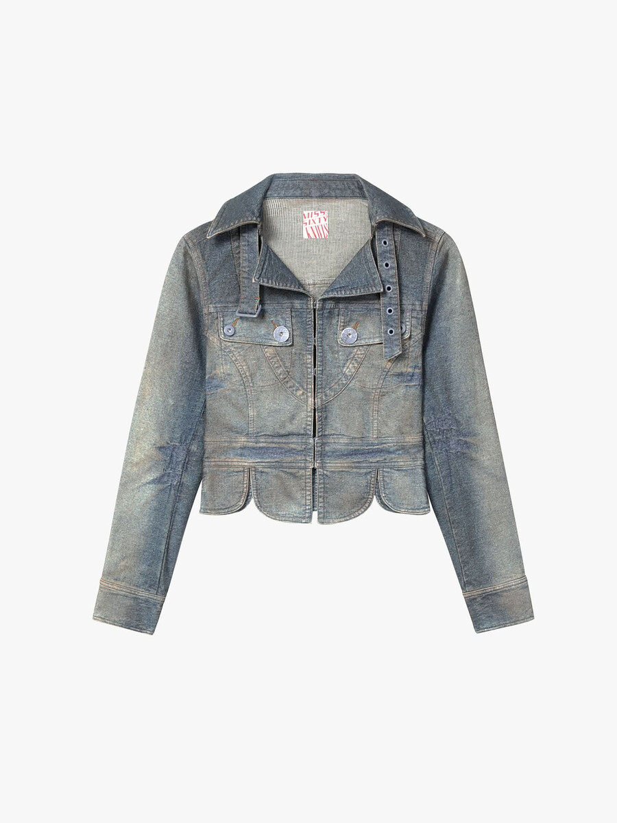 chaqueta vaquera teñida