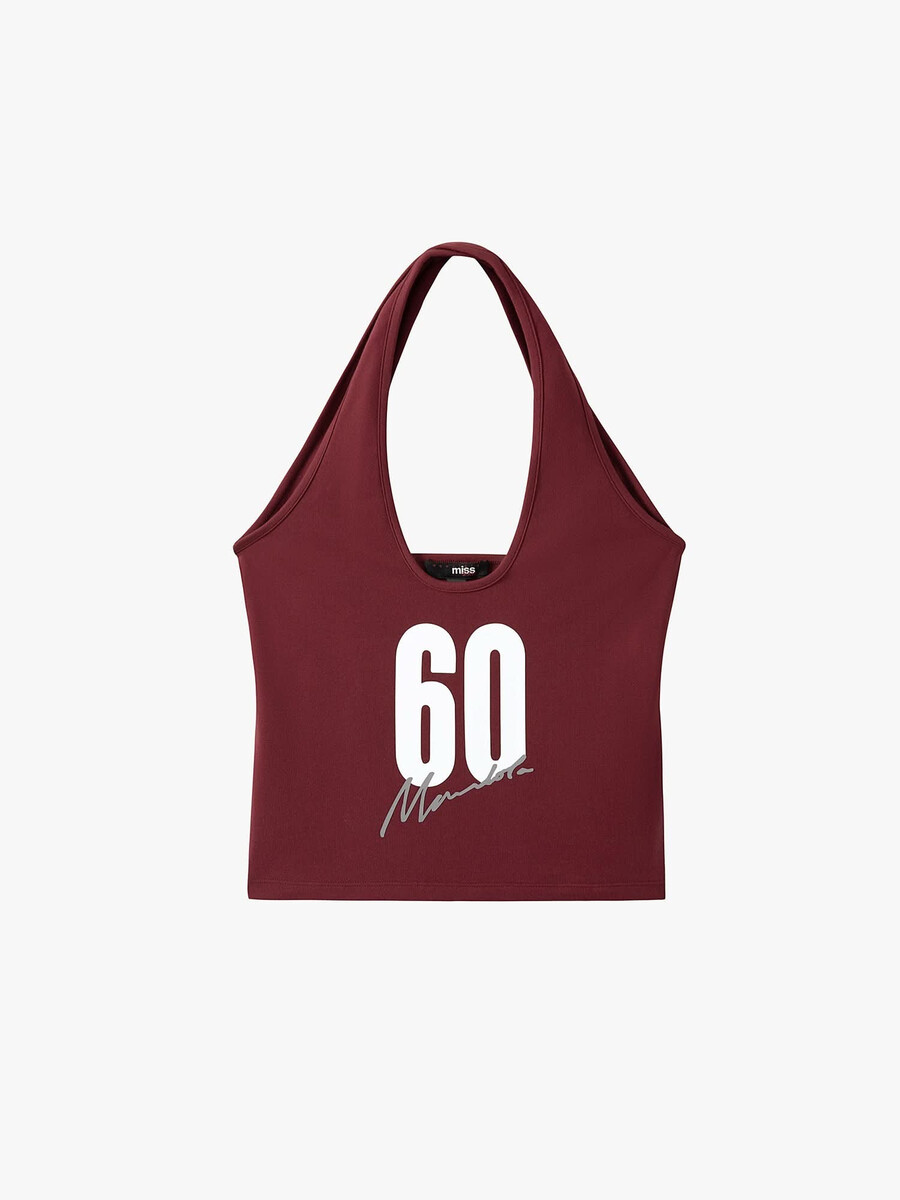 camiseta sin mangas con cuello en u